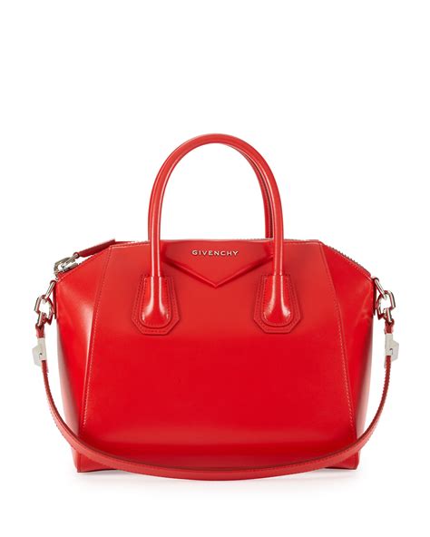 givenchy bag black leather red lining|authentic givenchy bag.